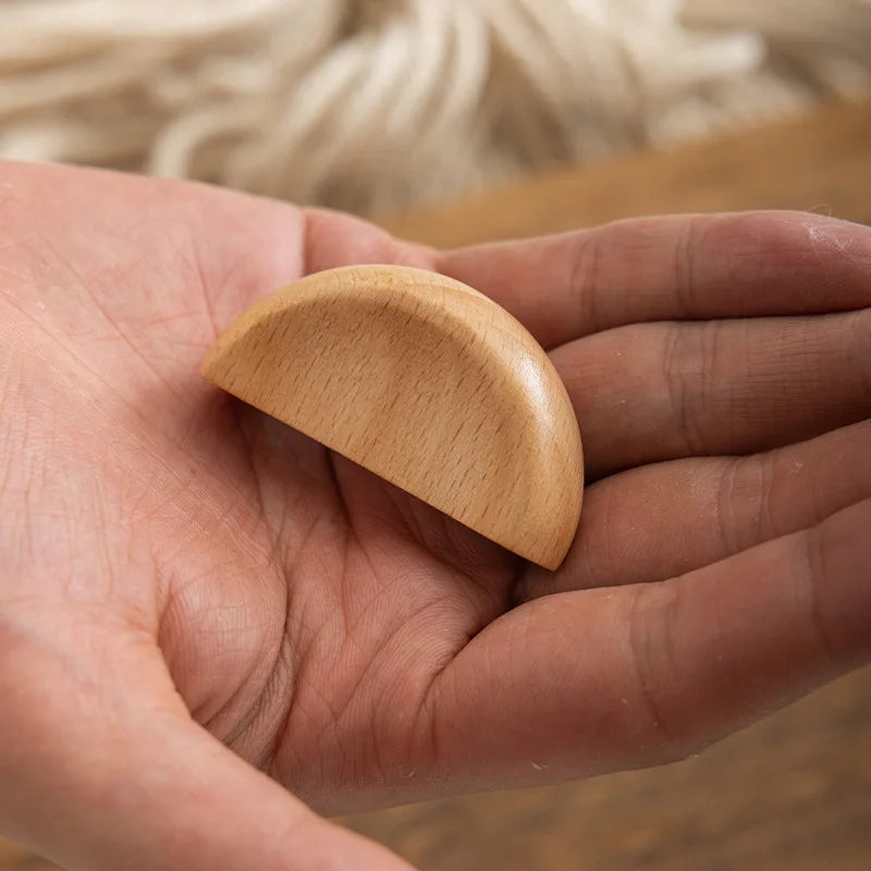 Log Color Cabinet Pulls Cabinet Door Handle Wardrobe Door Modern Simple Wooden Solid Wood Children's Cabinet Drawer Handle