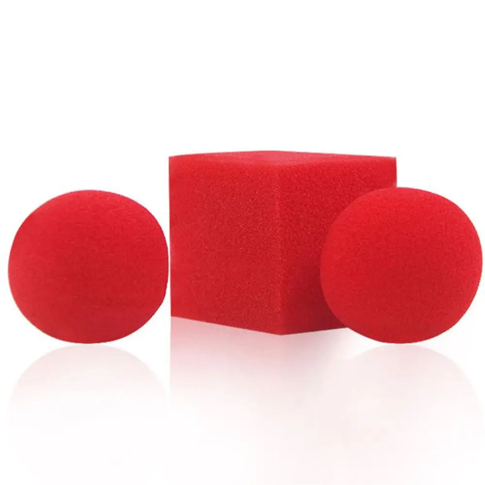 Square Sponges Magic Show Classical Magic Tricks Red Ball Magic Magic Sponge Balls Sponge Magic Props Sponges Magic Tricks