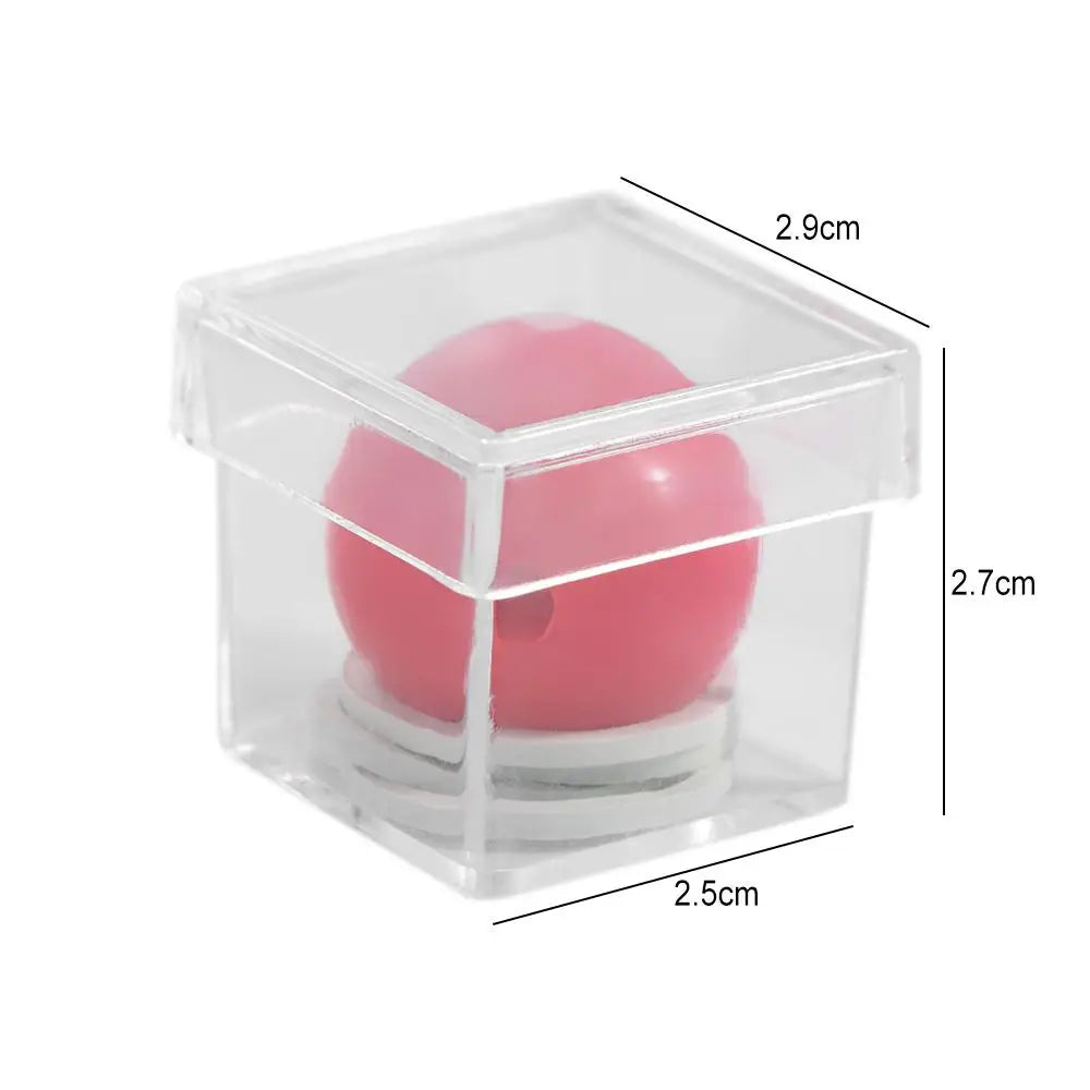 Illusion Magic Clear Ball Through Box Magician Game Gimmick Props Ball Penetrate Box Mentalism Plastic Magic Tricks Street Stage