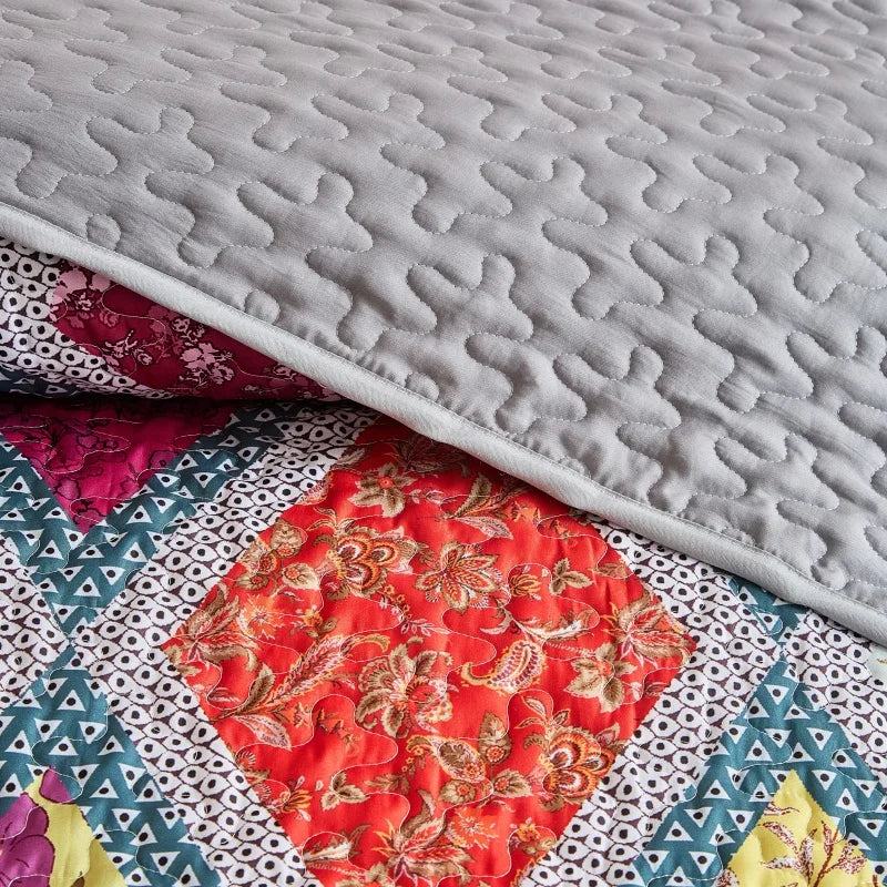 Bedspreads & coverlets for All Seasons Soft Bedspreads Quilt Bedding Set with Pillow Shams Queen King Coverlet Blanket Bed cover