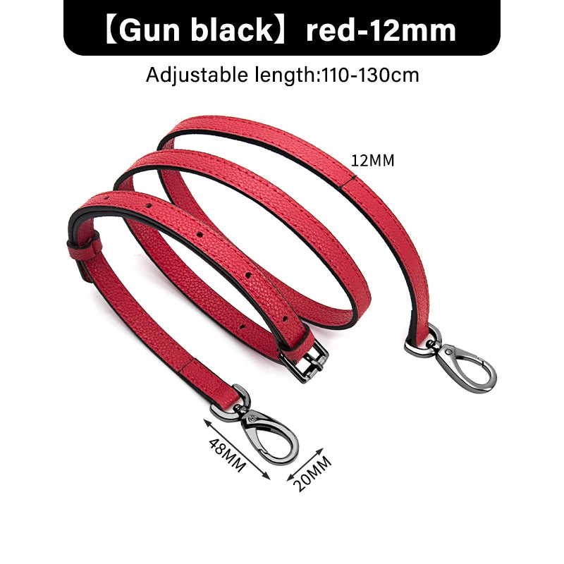 WUTA First Layer Cowhide Genuine Leather Bag Strap Adjustable Shoulder Straps Replacement Handbag Crossbody Belt Bag Accessories