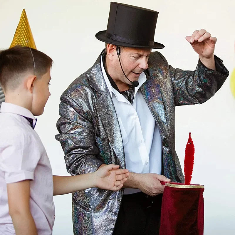 Magical Tricks Bag Magic Prop Twisting Handle Make Things Appear Disappear Performance Stage Magic Trick for Kids Party Supplies