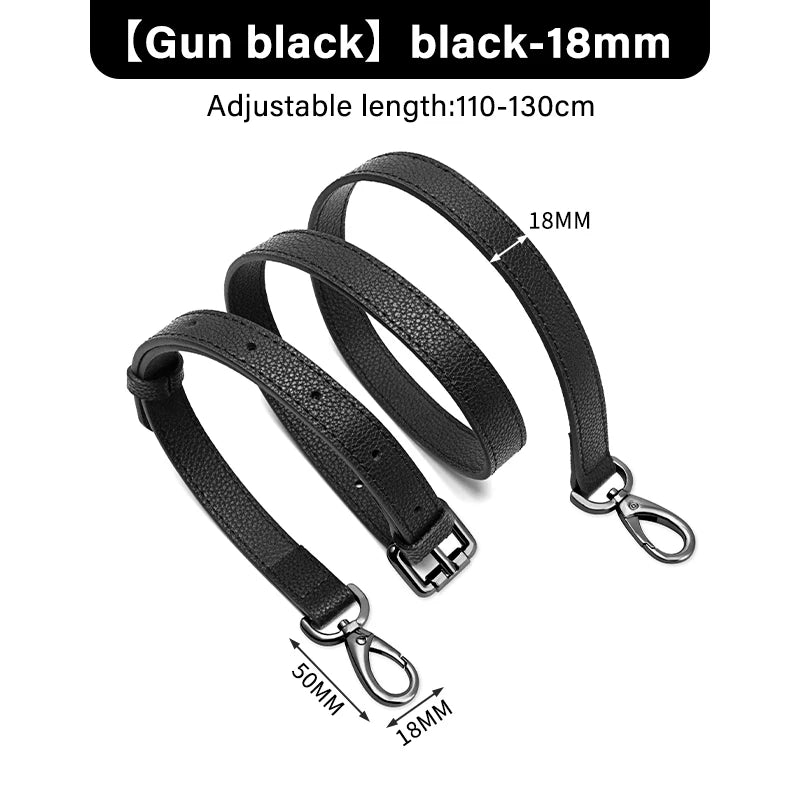 WUTA First Layer Cowhide Genuine Leather Bag Strap Adjustable Shoulder Straps Replacement Handbag Crossbody Belt Bag Accessories