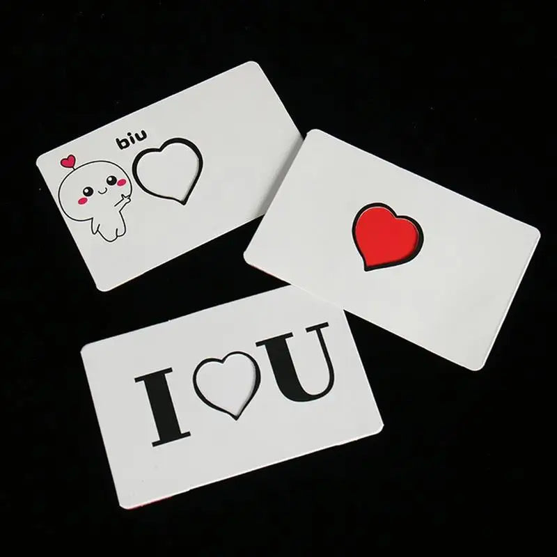 Flick The Heart Magic Trick Magician Close Up Illusions Mentalism Gimmicks Props Creative Valentine's Day Confession Magic Toy