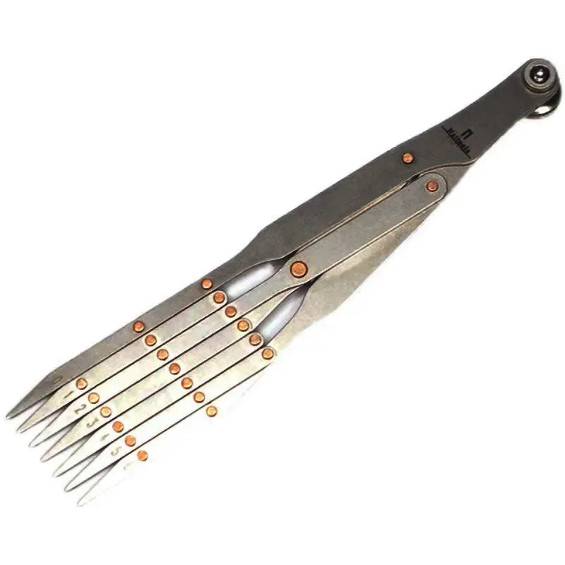 Leather Craft Belt Quick Mark Equally Spacing Isometric Divider Ruler Tool Knife Cutter Punch DIY Leatherworker Auxiliary Tools