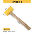WUTA 1PC Multifunctional Leather Craft Hammer Rubber Mallet Maul Carving Tool For DIY Stamping Punching 46mm 55mm Leather Tools