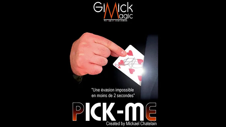 PICK ME by Mickael Chatelain Magic Tricks Gimmicks Card Magic Decks Beginner Magic Props Fun Mentalism Illusions Close up Magia