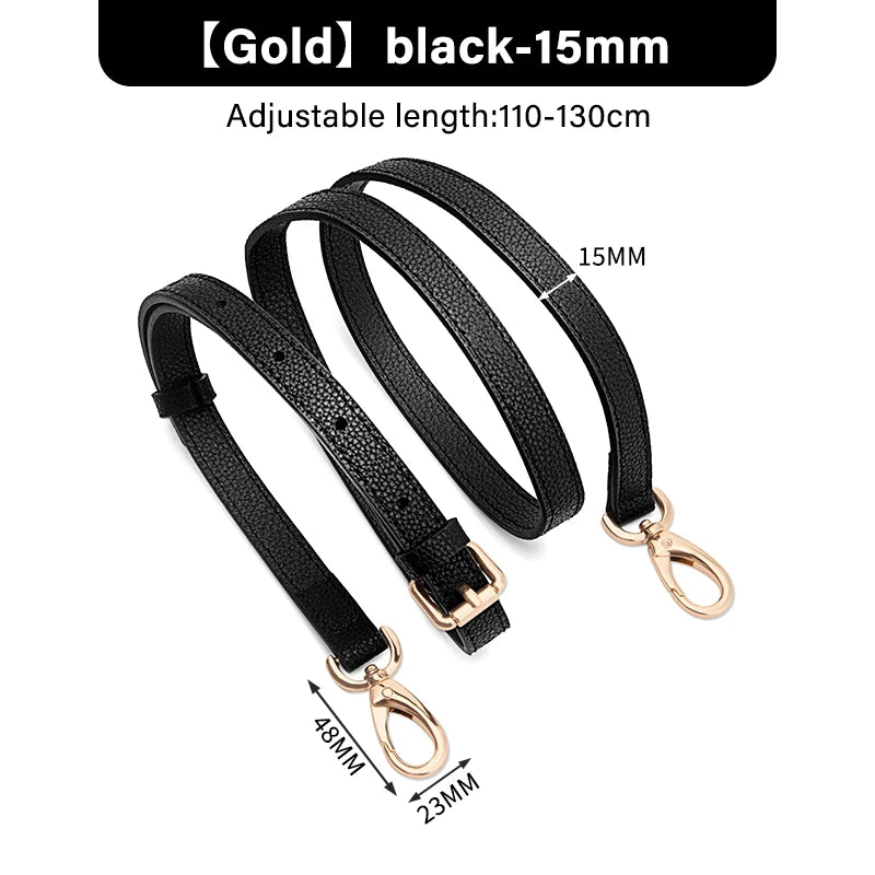 WUTA First Layer Cowhide Genuine Leather Bag Strap Adjustable Shoulder Straps Replacement Handbag Crossbody Belt Bag Accessories