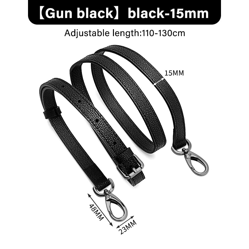 WUTA First Layer Cowhide Genuine Leather Bag Strap Adjustable Shoulder Straps Replacement Handbag Crossbody Belt Bag Accessories