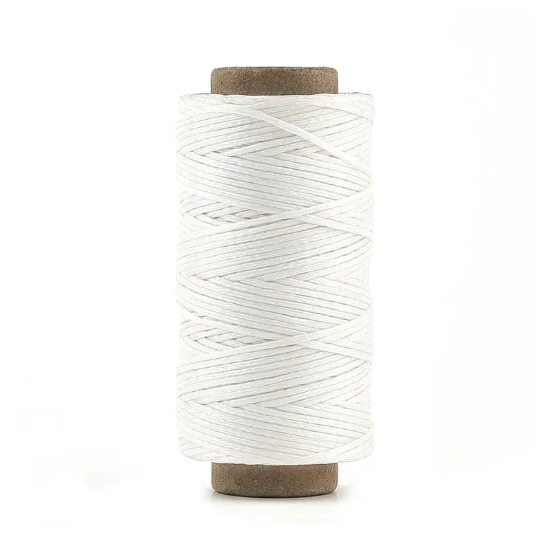 0.8mm 150D Thickness Leather Waxed Thread For Hand Stitching Leather Cord DIY Bracelet Jewelry Making 50 Meters Round Waxed Line