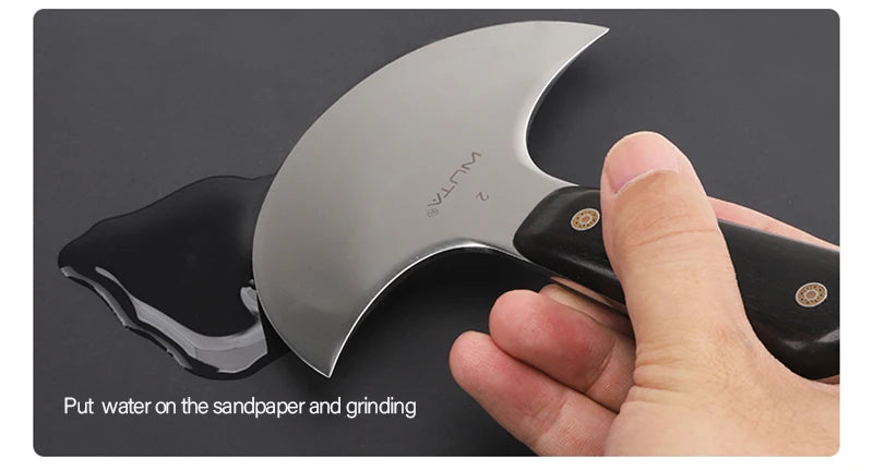 WUTA Professional Leather Cutter Ultra Sharp Round Head Craft Skiving Cutting Thining Tools DIY Handmade Senior Leather Tools
