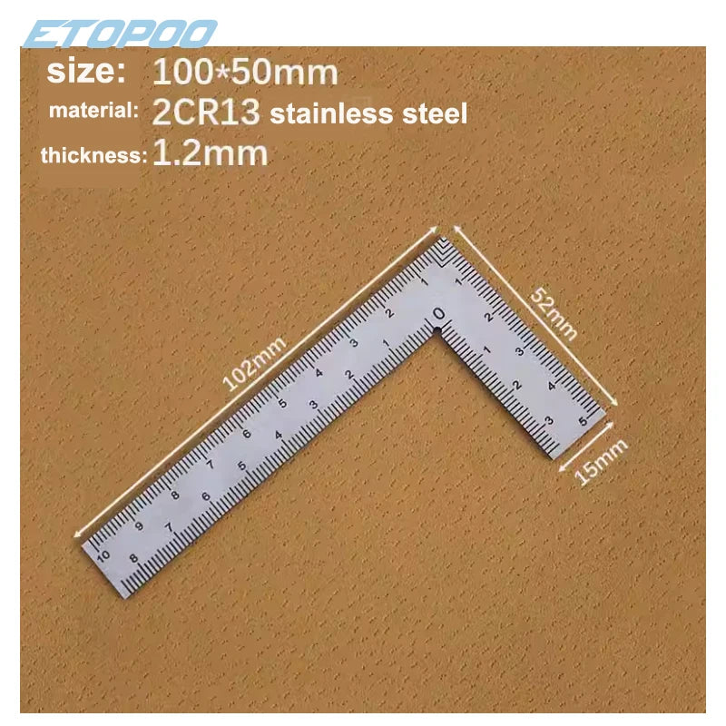 Round Leather Cutting Tools Metal Corner Cutting Ruler Circle Ruler Circle Leather Punch Leather Templates