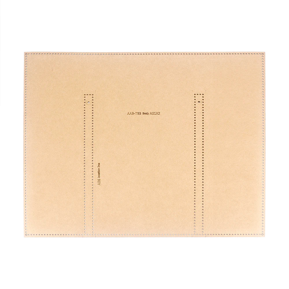 1set DIY Leather Business Bag Kraft Paper Template, Handbag Paper Pattern Drawing, Travel Bag Paper Stencil Making Mold Tool