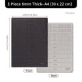 WUTA Professional 8mm Thicken Leather Punch Mat A4 / A5 Tools Cutting Mat, Punching Board,DIY Engraving Pad, Carving Knife Table