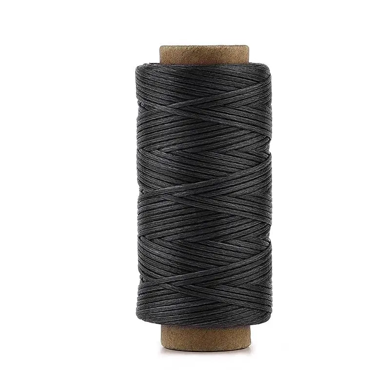 0.8mm 150D Thickness Leather Waxed Thread For Hand Stitching Leather Cord DIY Bracelet Jewelry Making 50 Meters Round Waxed Line