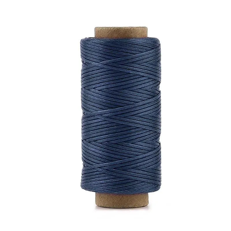 0.8mm 150D Thickness Leather Waxed Thread For Hand Stitching Leather Cord DIY Bracelet Jewelry Making 50 Meters Round Waxed Line