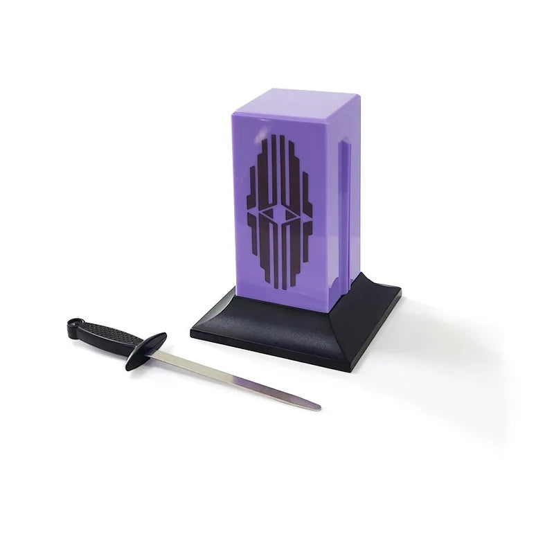 Tenyo Sword Through Ring Inside Casket (Crystal Cleaver) Magic Tricks Close Up Illusions Gimmicks Props Sword Penetrating Magia