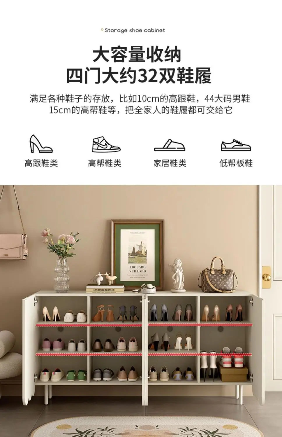 Nordic Bedroom Living Room Cabinets Floor Buffet Display Cabinet Entryway Modern Mueble Recibidor Entrada Home Furniture