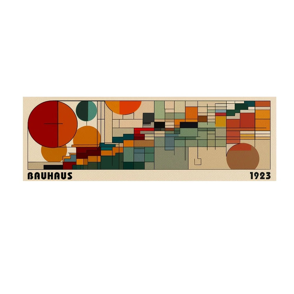 Bauhaus 1923 Art Abstract Canvas Prints Poster Japanese Retro Large Horizontal Art Prints Wall Art Home Decor Art Poster Gifts