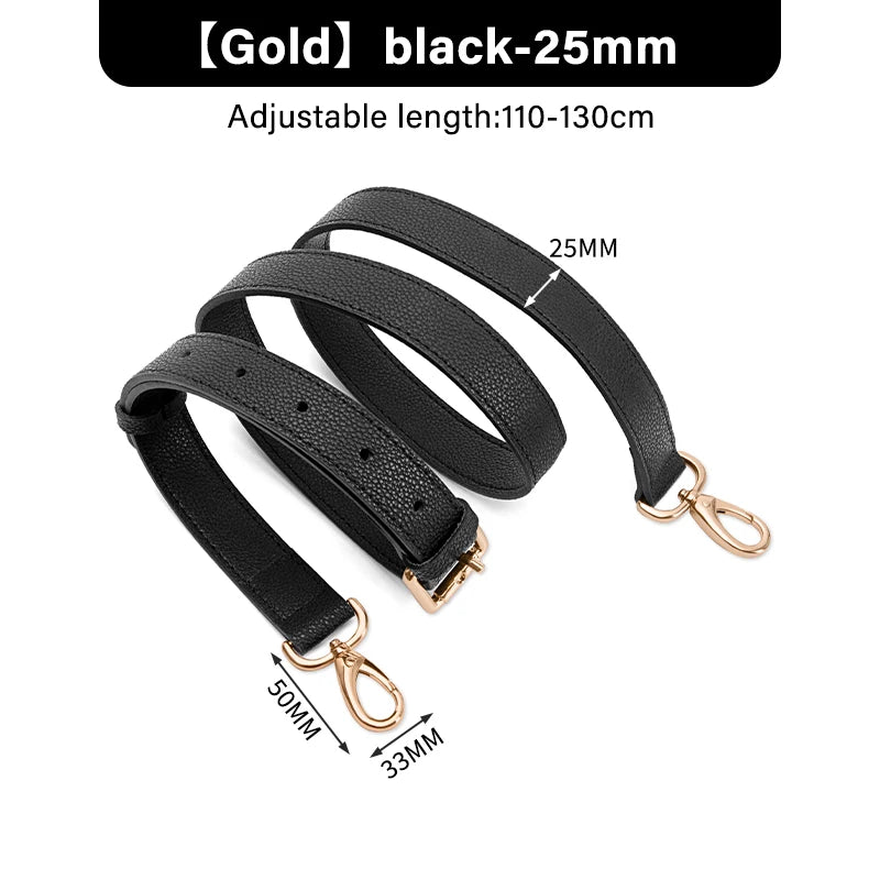 WUTA First Layer Cowhide Genuine Leather Bag Strap Adjustable Shoulder Straps Replacement Handbag Crossbody Belt Bag Accessories