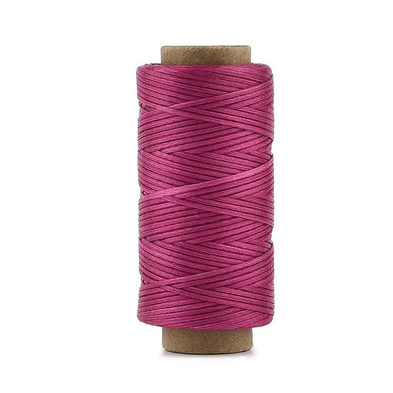 0.8mm 150D Thickness Leather Waxed Thread For Hand Stitching Leather Cord DIY Bracelet Jewelry Making 50 Meters Round Waxed Line