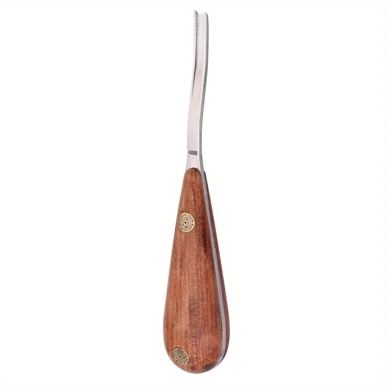 1PC 4-16mm Leather Craft Edge Beveler Skiving Beveling Knife Thinning Pushing Grooving Trench Leathercraft Handwork DIY