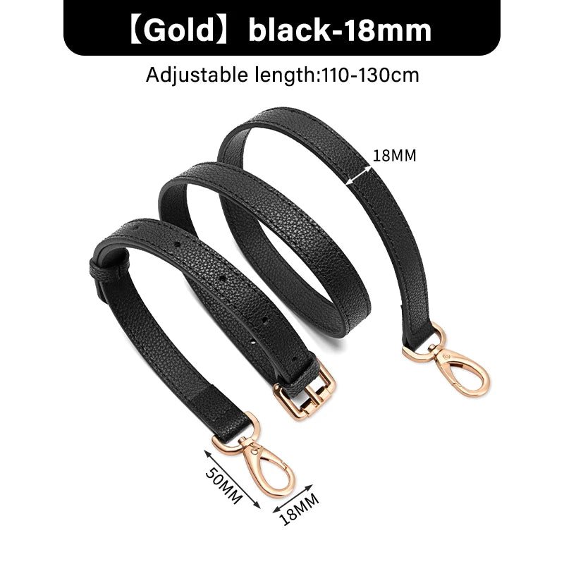 WUTA First Layer Cowhide Genuine Leather Bag Strap Adjustable Shoulder Straps Replacement Handbag Crossbody Belt Bag Accessories
