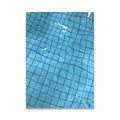 Canvas Print Painting Poster Modern Fashion Style Blue Pool Grid Wall Picture Art Living Room Studio Interior Home Decoration