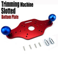 Wood Router Base Woodworking Trimming Machine Slotted Bottom Plate Bakelite Milling Mounting Plate Slotted Chamfer