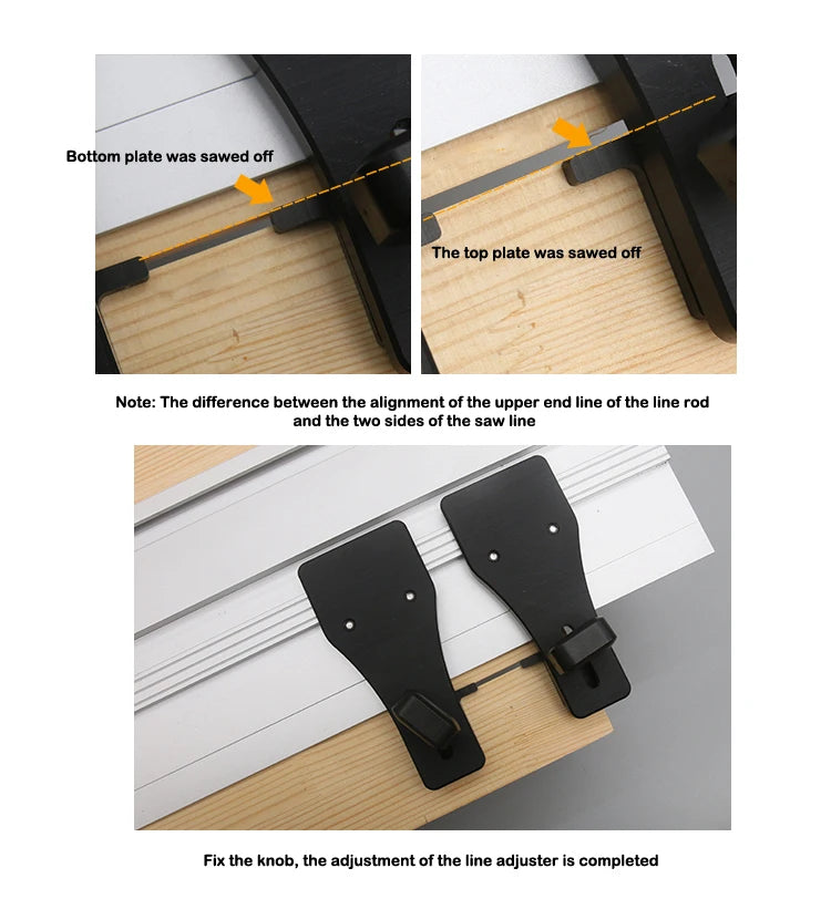 Woodworking Circular Saw Guide Rail Marble Machine Guide Ruler Universal Linear Auxiliary Cutting DIY Woodworking Stone