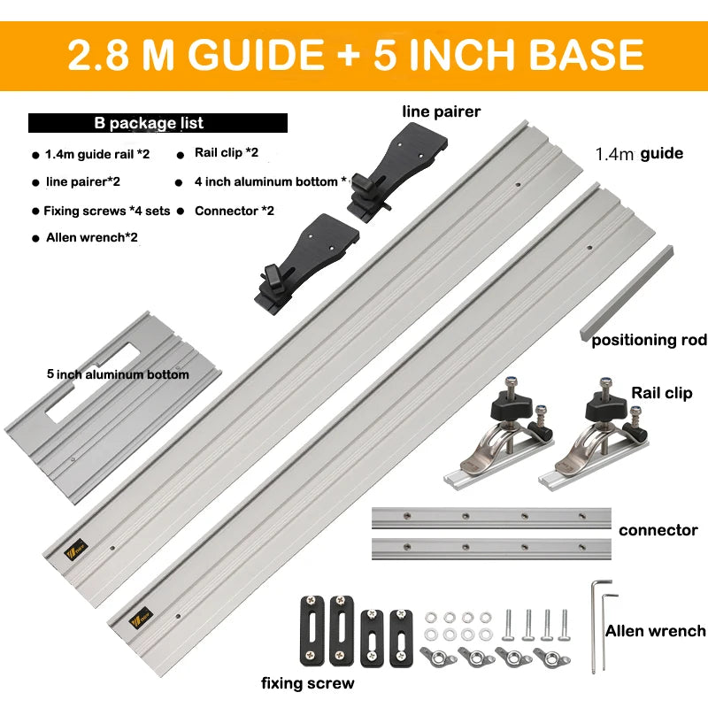 Woodworking Circular Saw Guide Rail Marble Machine Guide Ruler Universal Linear Auxiliary Cutting DIY Woodworking Stone