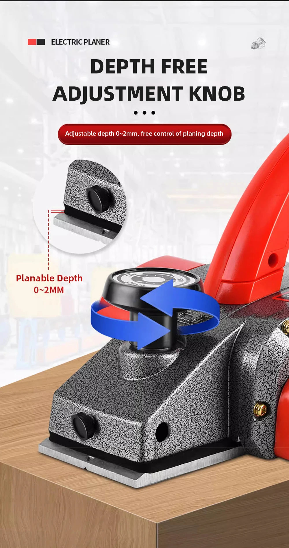 220V Woodworking Electric Planer High Power Electric Router trimmer Wood Milling Engraving Slotting Woodworking Power Tools