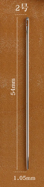 25Pcs/Bag Hand Junetree John James Saddlers Harness Needle Round point Needle Diy Leatherwear hand Tool Leather Crafts