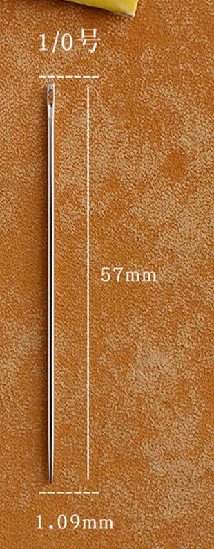 25Pcs/Bag Hand Junetree John James Saddlers Harness Needle Round point Needle Diy Leatherwear hand Tool Leather Crafts