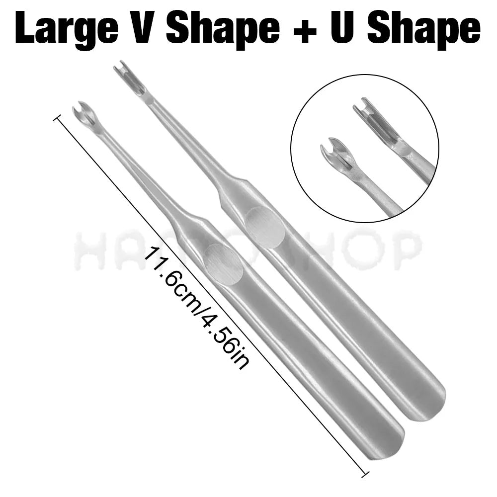 S/L U+V Shaped Leather Tools Groover Skiving Edge Bevelers Trenching Device DIY Handcraft Working Tool Wallet Crease Folded Line