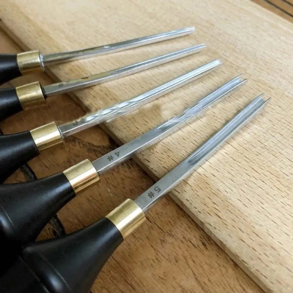 Professional Leather Edge Bevelers Wooden Handle Portable Wide Mouth Skiving Tool Functional Leather Edge Beveler