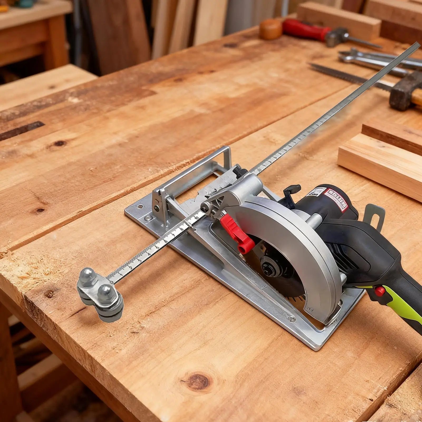 Wood Positioning Ruler Heavy-Duty Marking Easy Wood Cutting Ruler For Professionals Carpentry Beginners Crafting Enthusiasts