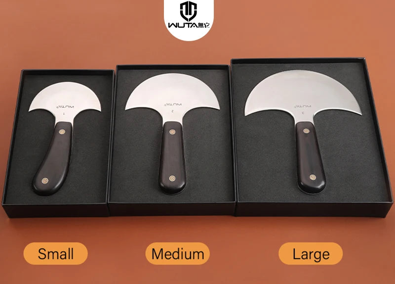 WUTA Professional Leather Cutter Ultra Sharp Round Head Craft Skiving Cutting Thining Tools DIY Handmade Senior Leather Tools