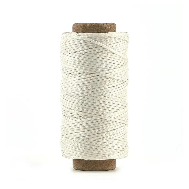 0.8mm 150D Thickness Leather Waxed Thread For Hand Stitching Leather Cord DIY Bracelet Jewelry Making 50 Meters Round Waxed Line