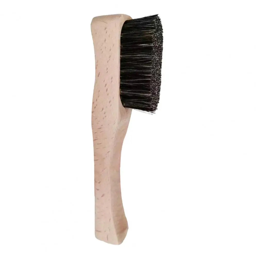 Boar Bristles Bouldering Brush Durable Wooden Rock Climbing Brush with Ergonomic Handle Thick Boar Bristles for Indoor Outdoor