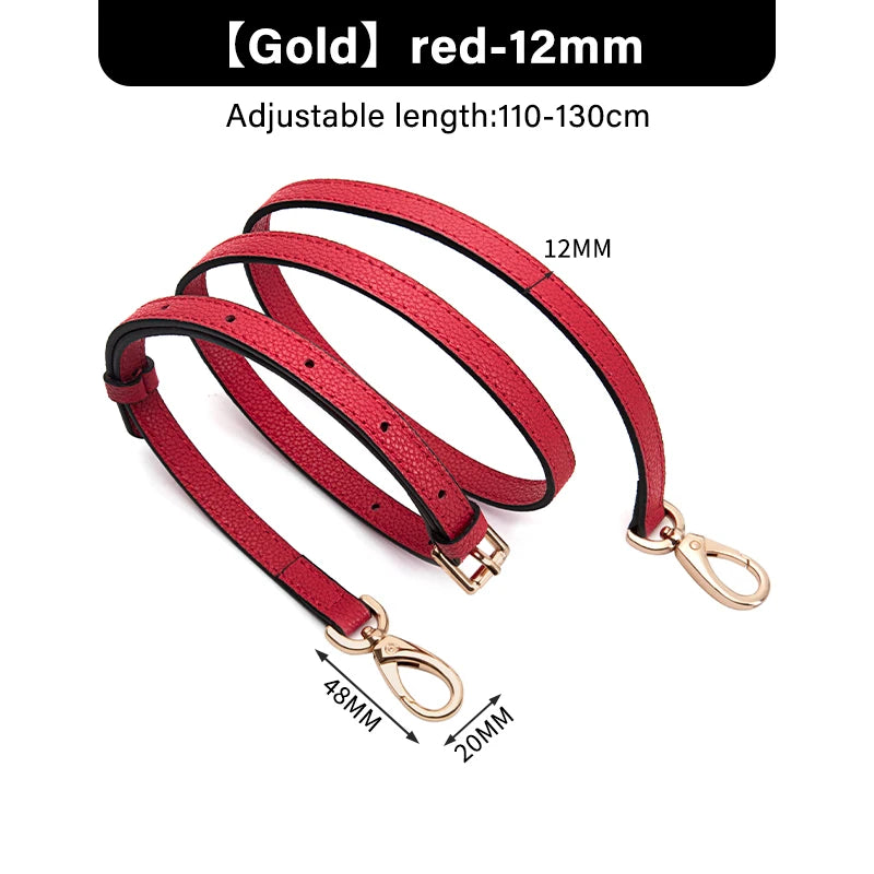 WUTA First Layer Cowhide Genuine Leather Bag Strap Adjustable Shoulder Straps Replacement Handbag Crossbody Belt Bag Accessories