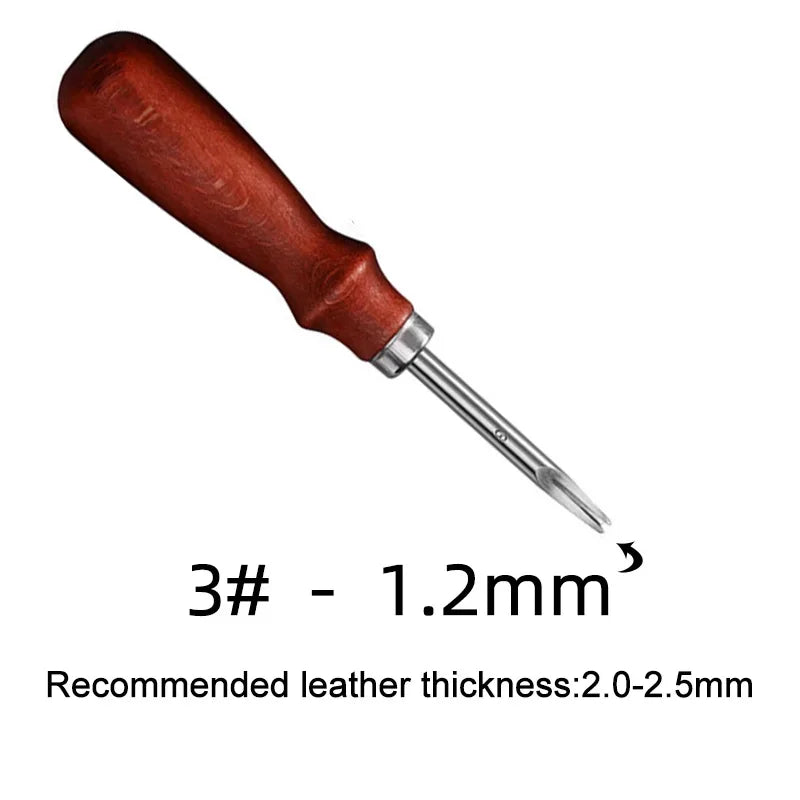 Leather Common Edge Beveler Skiving Craft Keen Edge Cutting Tool for Beveling V-shaped Blade with Rounded Center Taking The Edge