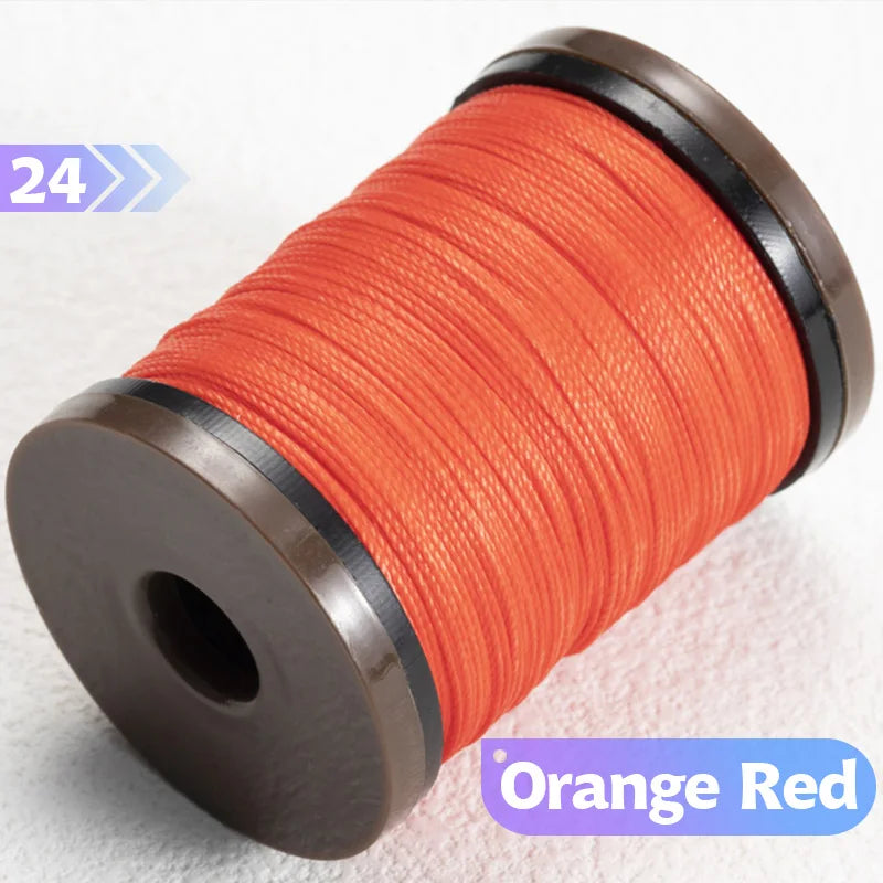 0.4/0.5/0.6mm Round Waxed Thread Circular Leather Sewing Waxing Thread for Manual Sewing and Jewelry Craftsmanship