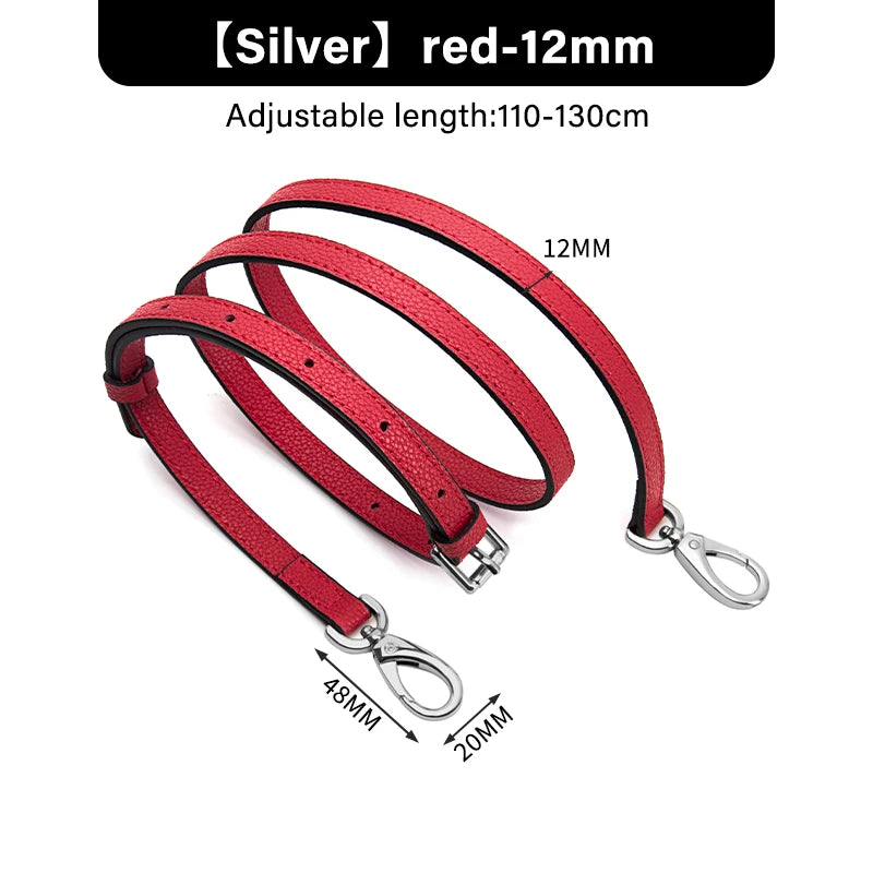 WUTA First Layer Cowhide Genuine Leather Bag Strap Adjustable Shoulder Straps Replacement Handbag Crossbody Belt Bag Accessories