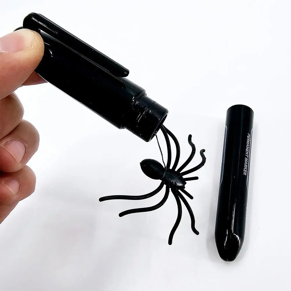 Scare Prank Spider Pen 3D Jumping Spider Magic Gag Gimmicks Easy To Do Magic Tricks Close-up Party Prank Toys Comedy Props