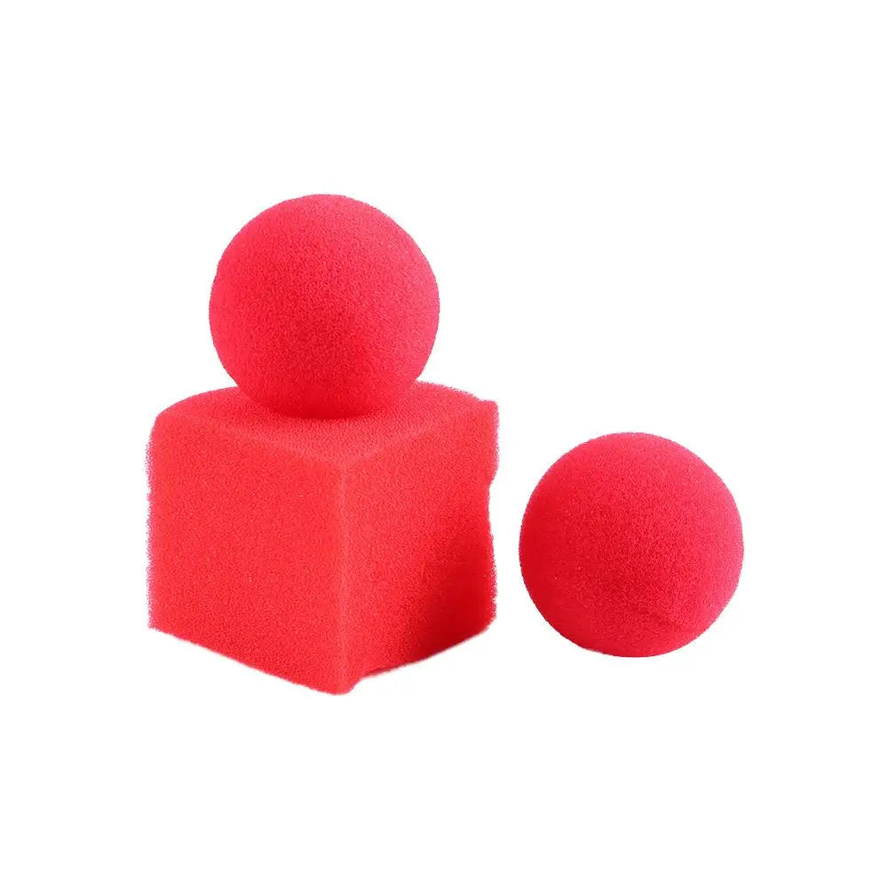 Square Sponges Magic Show Classical Magic Tricks Red Ball Magic Magic Sponge Balls Sponge Magic Props Sponges Magic Tricks