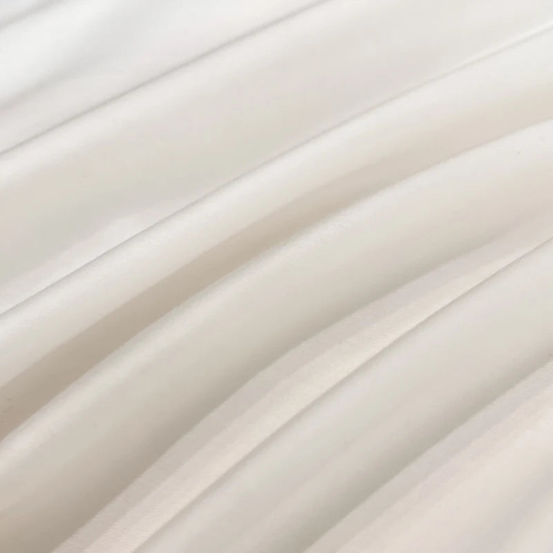 100% Cotton Luxury Hotel Style Bedding Set Queen King Size Solid Color Embroidery Duvet Cover Flat/Fitted Bed Sheet Pillowcases