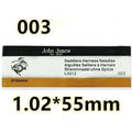25Pcs/Bag Hand Junetree John James Saddlers Harness Needle Round point Needle Diy Leatherwear hand Tool Leather Crafts