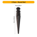 WUTA 1PC Pro Leather Edge Burnisher High Density Ebony Black Wood Slicker Upgrade Burnishing & Polishing DIY Leather Craft Tools