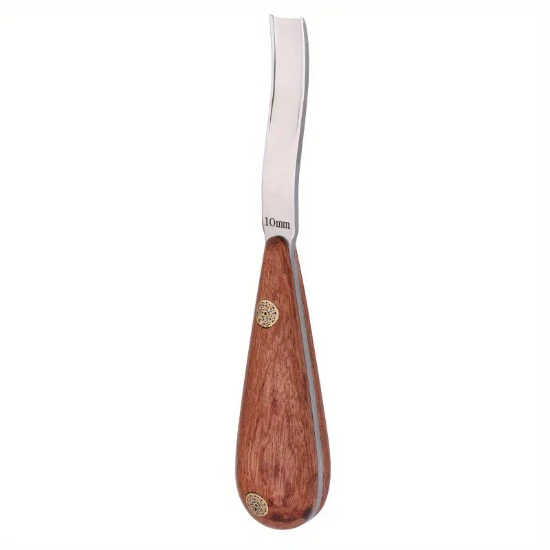 1PC 4-16mm Leather Craft Edge Beveler Skiving Beveling Knife Thinning Pushing Grooving Trench Leathercraft Handwork DIY